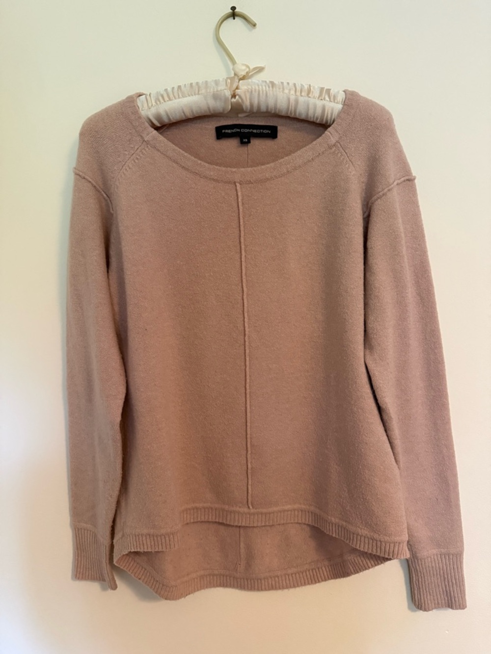 French Connection Women’s Dusty Blush Crewneck Sweater